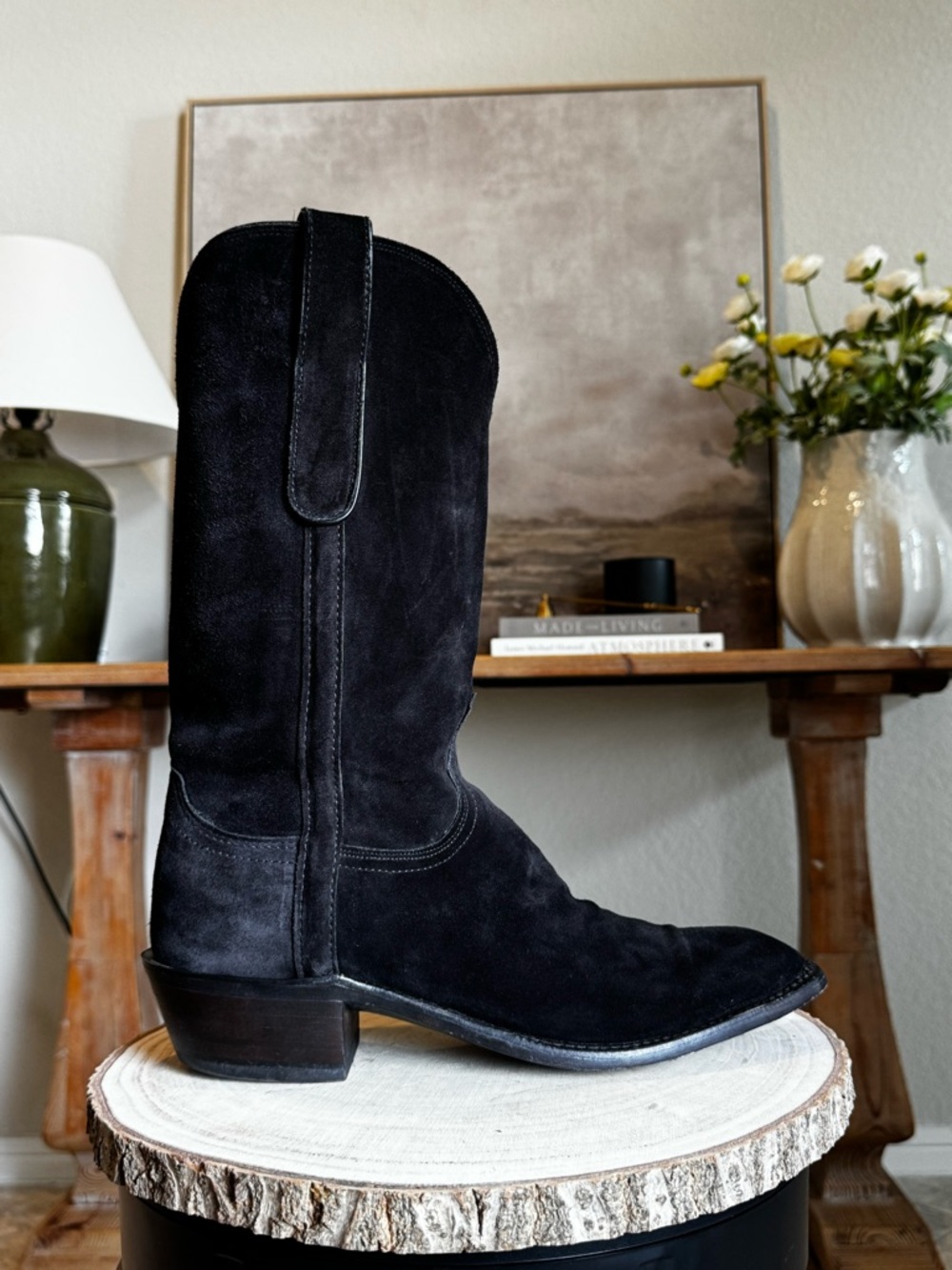 Lucchese X Chris Stapleton - Old Friend - Black - 9.5D - CL3533 S4